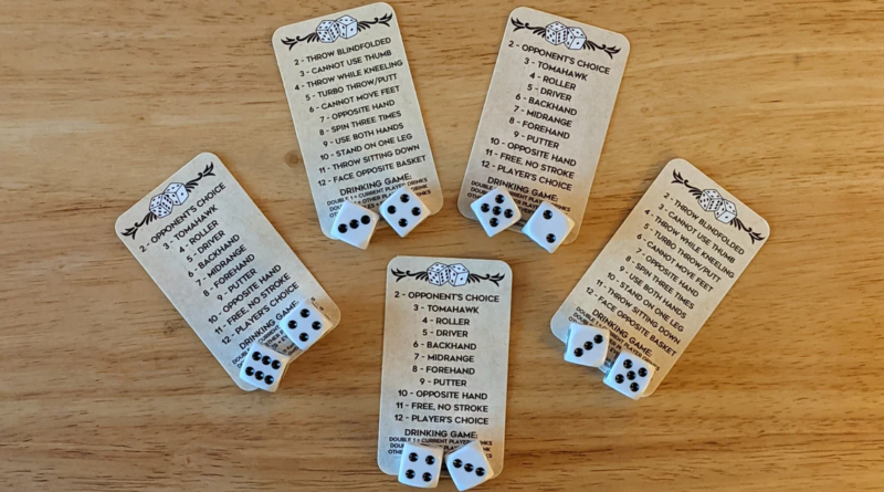 Disc Golf Practice Dice Game